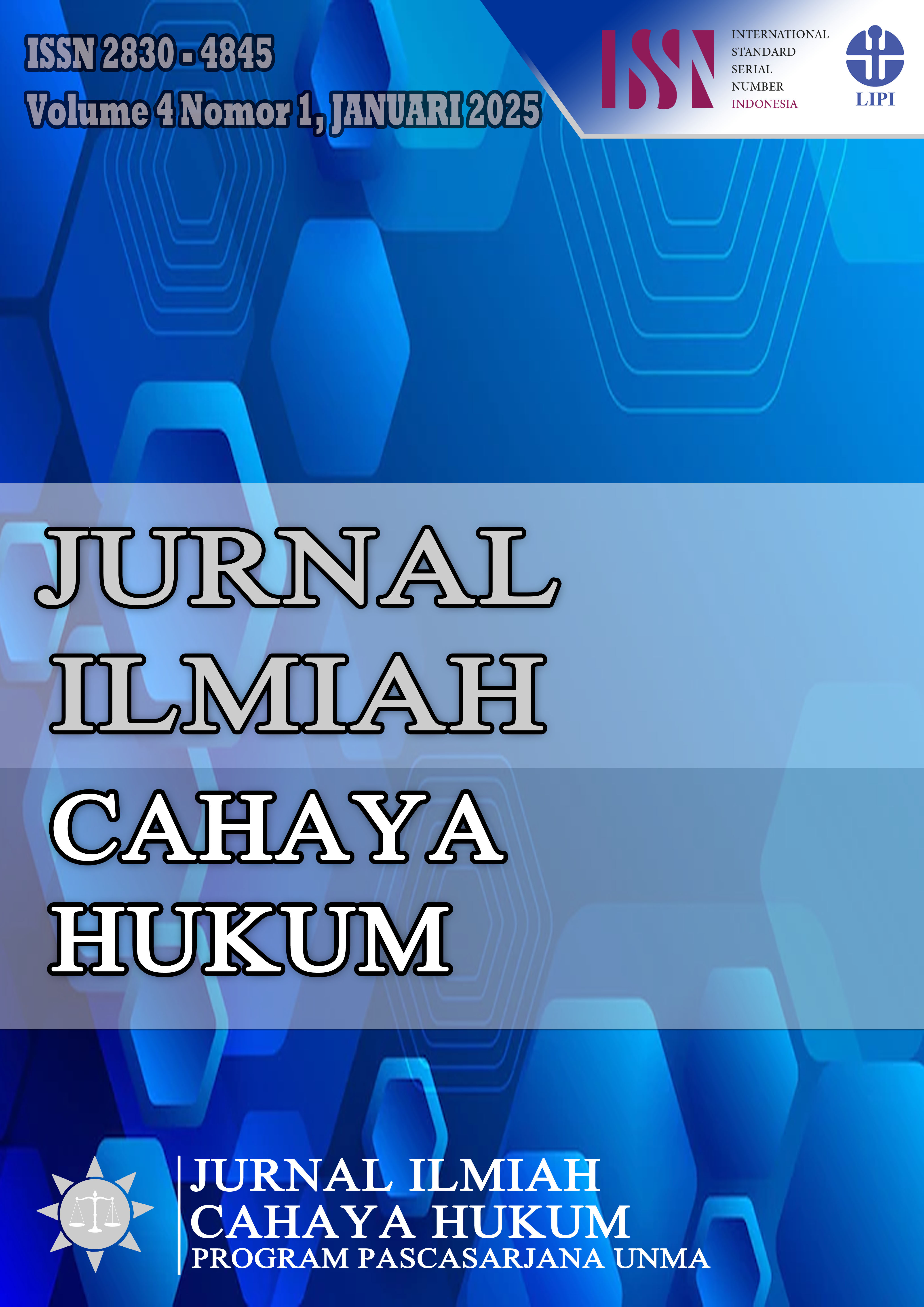 https://jurnal.unmabanten.ac.id/index.php/cahayahukum/issue/archive